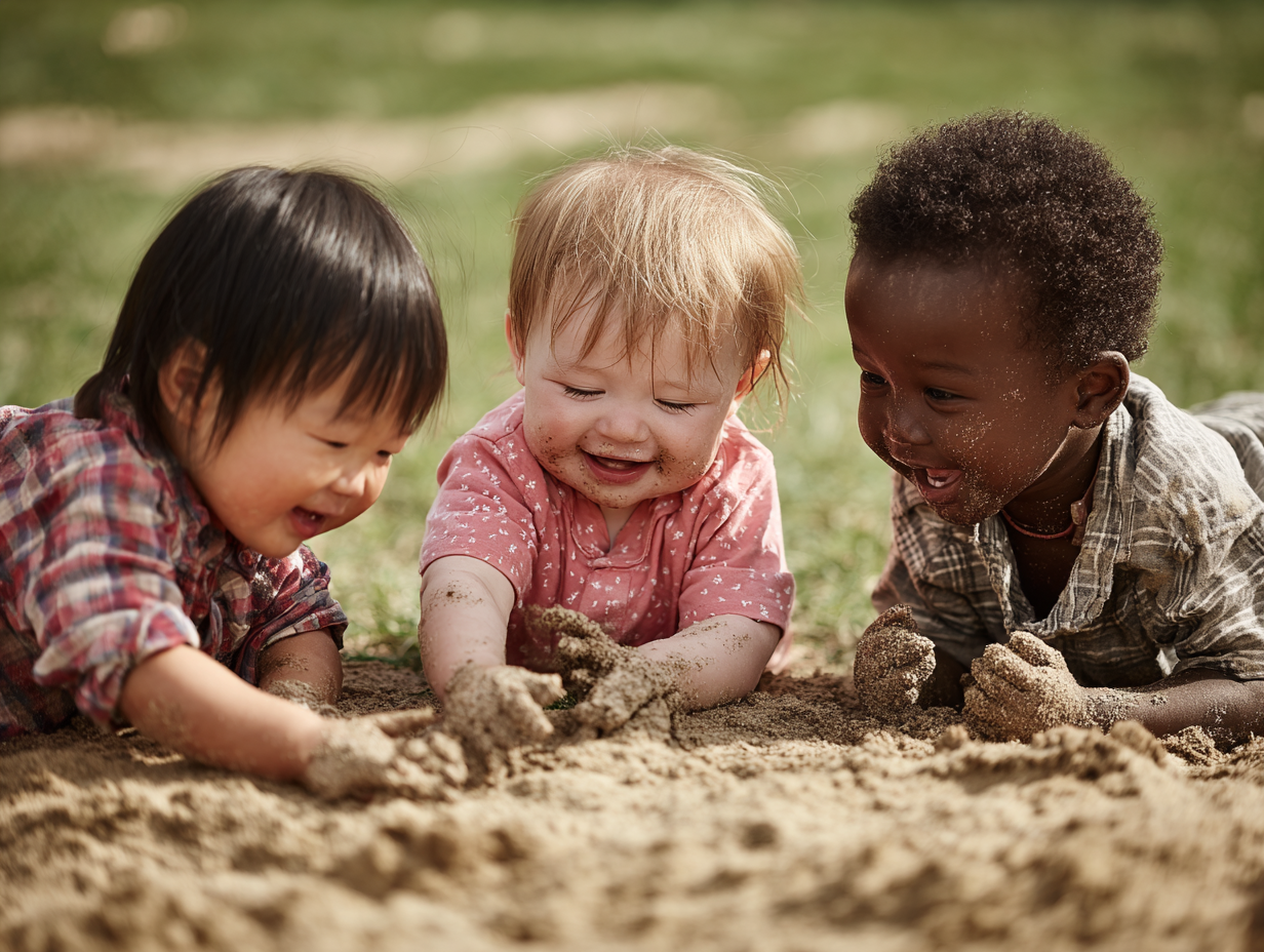 Children playing together at Hope Daycare